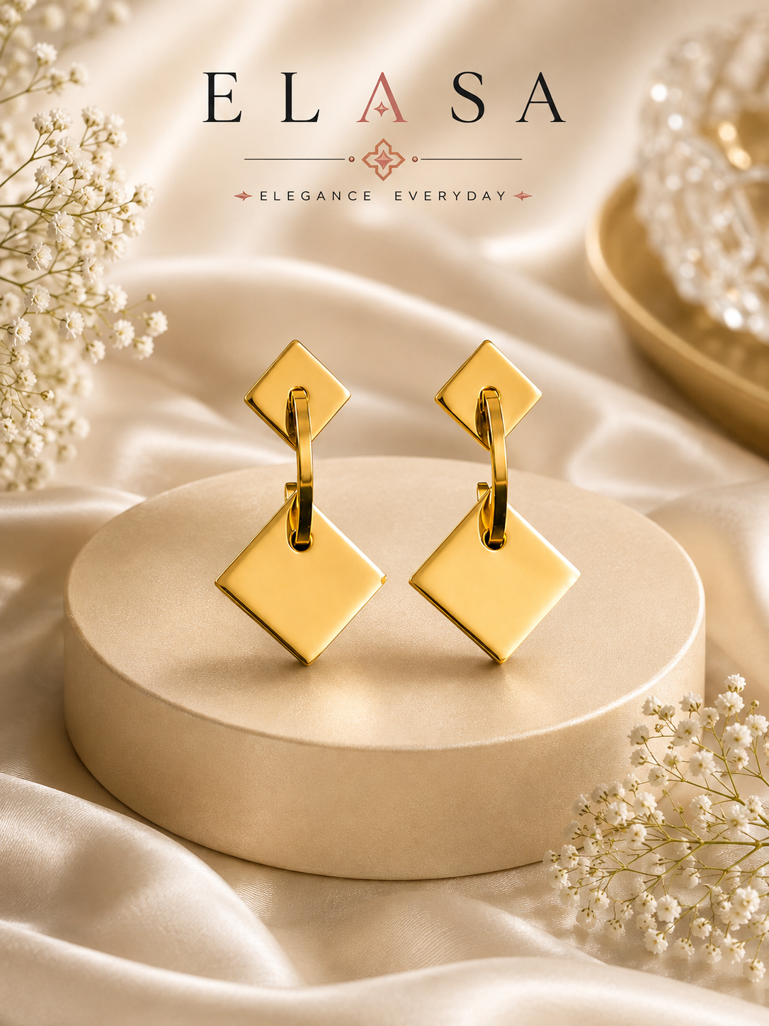 Premium Geometric Stud Earrings