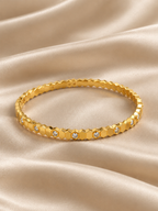 Aurora Hexa Crystal Bangle Bracelet
