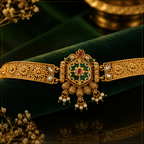 Premium Antique Gold-Toned Temple Style Bracelet