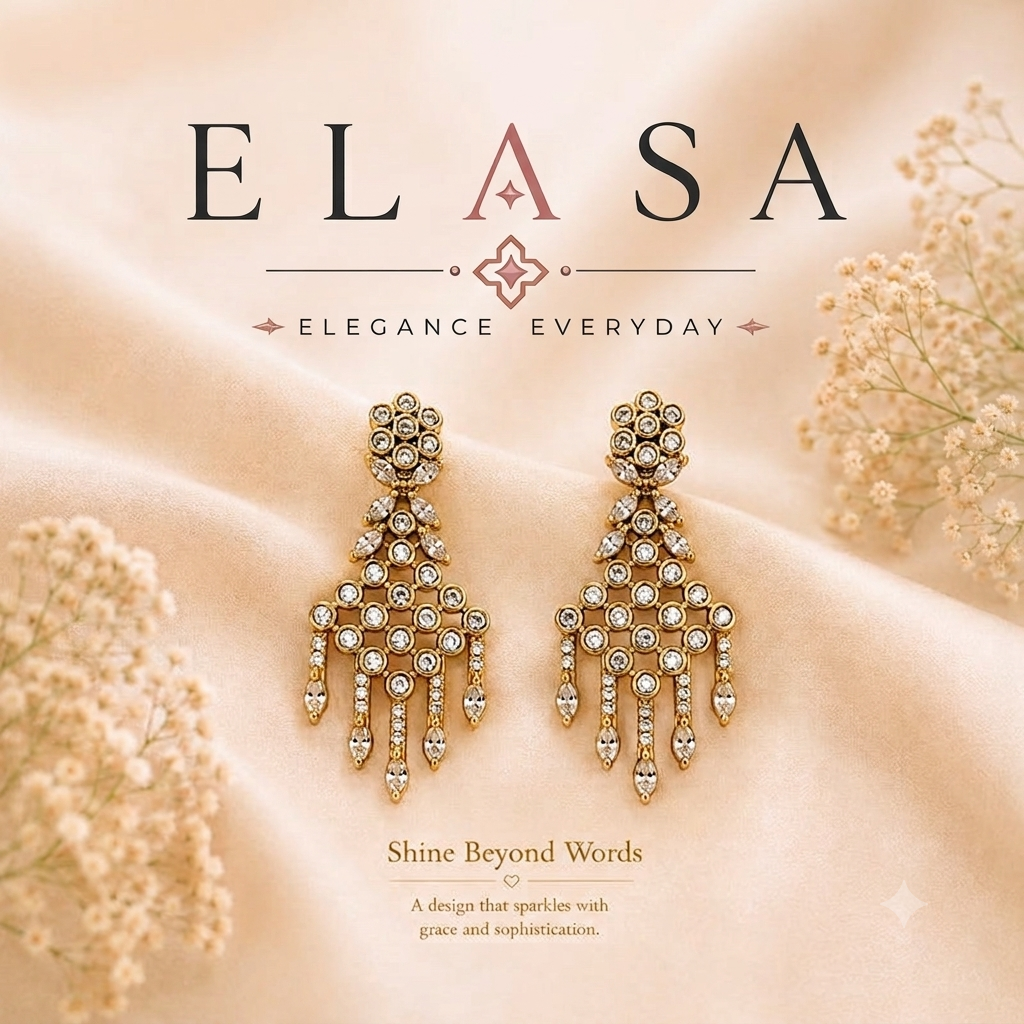 Radiant Crystal Chandelier Statement Earrings